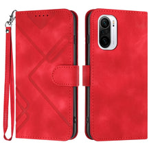 Load image into Gallery viewer, Line Pattern Skin Feel Leather Phone Case, For Xiaomi Redmi 10/10 2022/10 Prime, For Xiaomi Poco F3/11i/Redmi K40, For Xiaomi Redmi Note 11 4G Global, For Xiaomi 11T/11T Pro, For Xiaomi Redmi 9A/9AT/9i, For Xiaomi Redmi 9/9 Prime/Poco M2               ...