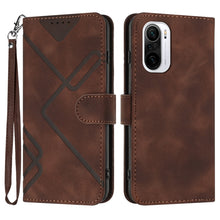 Load image into Gallery viewer, Line Pattern Skin Feel Leather Phone Case, For Xiaomi Redmi 10/10 2022/10 Prime, For Xiaomi Poco F3/11i/Redmi K40, For Xiaomi Redmi Note 11 4G Global, For Xiaomi 11T/11T Pro, For Xiaomi Redmi 9A/9AT/9i, For Xiaomi Redmi 9/9 Prime/Poco M2               ...