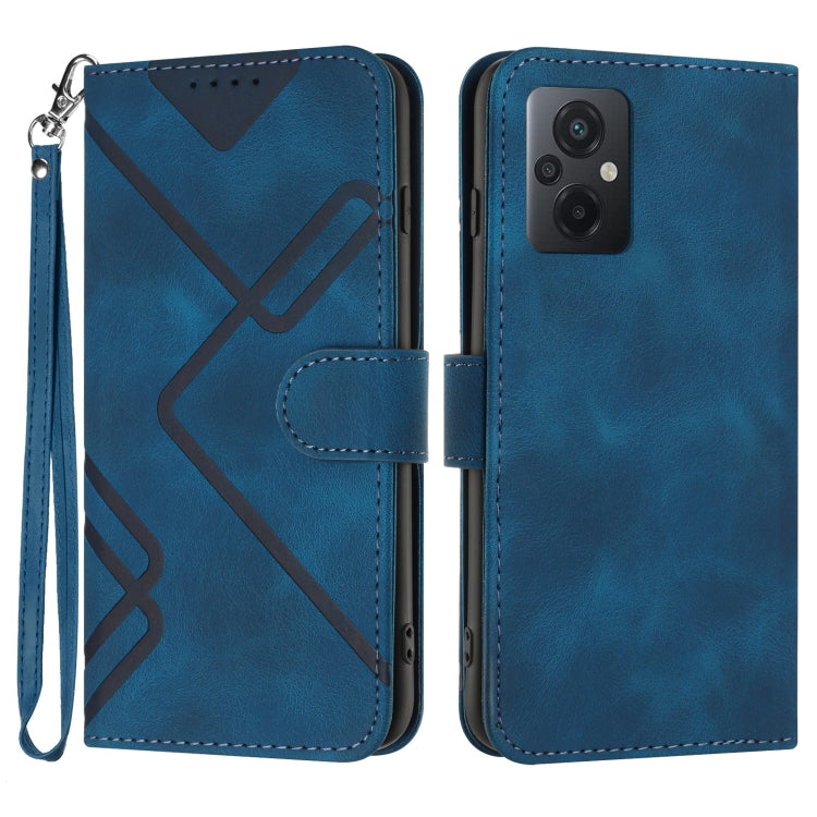 Line Pattern Skin Feel Leather Phone Case, For Xiaomi Poco M5, For Xiaomi Poco M5s 4G Global, For Xiaomi Redmi Note 11 Pro 4G/5G Global, For Xiaomi Redmi Note 11SE 4G India, For Xiaomi Redmi 10 Power, For Xiaomi Redmi 10A 4G                            ...