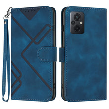 Load image into Gallery viewer, Line Pattern Skin Feel Leather Phone Case, For Xiaomi Poco M5, For Xiaomi Poco M5s 4G Global, For Xiaomi Redmi Note 11 Pro 4G/5G Global, For Xiaomi Redmi Note 11SE 4G India, For Xiaomi Redmi 10 Power, For Xiaomi Redmi 10A 4G                            ...