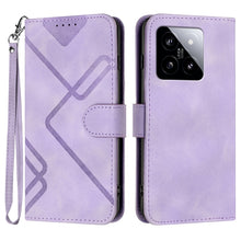 Load image into Gallery viewer, Line Pattern Skin Feel Leather Phone Case, For Xiaomi Redmi Note 13 Pro 4G, For Xiaomi Redmi Note 13 4G, For Xiaomi Redmi 13C, For Xiaomi Redmi K70E, For Xiaomi 14 Pro, For Xiaomi 14, For Xiaomi Redmi K70, For Xiaomi Redmi Note 12 Pro 4G/5G Global