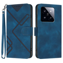 Load image into Gallery viewer, Line Pattern Skin Feel Leather Phone Case, For Xiaomi Redmi Note 13 Pro 4G, For Xiaomi Redmi Note 13 4G, For Xiaomi Redmi 13C, For Xiaomi Redmi K70E, For Xiaomi 14 Pro, For Xiaomi 14, For Xiaomi Redmi K70, For Xiaomi Redmi Note 12 Pro 4G/5G Global