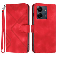 Load image into Gallery viewer, Line Pattern Skin Feel Leather Phone Case, For Xiaomi Redmi Note 13 Pro 4G, For Xiaomi Redmi Note 13 4G, For Xiaomi Redmi 13C, For Xiaomi Redmi K70E, For Xiaomi 14 Pro, For Xiaomi 14, For Xiaomi Redmi K70, For Xiaomi Redmi Note 12 Pro 4G/5G Global