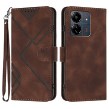 Load image into Gallery viewer, Line Pattern Skin Feel Leather Phone Case, For Xiaomi Redmi Note 13 Pro 4G, For Xiaomi Redmi Note 13 4G, For Xiaomi Redmi 13C, For Xiaomi Redmi K70E, For Xiaomi 14 Pro, For Xiaomi 14, For Xiaomi Redmi K70, For Xiaomi Redmi Note 12 Pro 4G/5G Global