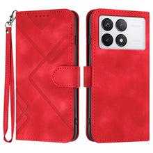 Load image into Gallery viewer, Line Pattern Skin Feel Leather Phone Case, For Xiaomi Redmi Note 13 Pro 4G, For Xiaomi Redmi Note 13 4G, For Xiaomi Redmi 13C, For Xiaomi Redmi K70E, For Xiaomi 14 Pro, For Xiaomi 14, For Xiaomi Redmi K70, For Xiaomi Redmi Note 12 Pro 4G/5G Global