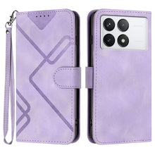Load image into Gallery viewer, Line Pattern Skin Feel Leather Phone Case, For Xiaomi Redmi Note 13 Pro 4G, For Xiaomi Redmi Note 13 4G, For Xiaomi Redmi 13C, For Xiaomi Redmi K70E, For Xiaomi 14 Pro, For Xiaomi 14, For Xiaomi Redmi K70, For Xiaomi Redmi Note 12 Pro 4G/5G Global