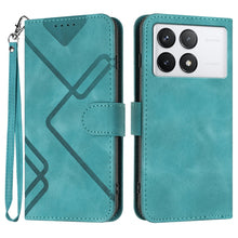 Load image into Gallery viewer, Line Pattern Skin Feel Leather Phone Case, For Xiaomi Redmi Note 13 Pro 4G, For Xiaomi Redmi Note 13 4G, For Xiaomi Redmi 13C, For Xiaomi Redmi K70E, For Xiaomi 14 Pro, For Xiaomi 14, For Xiaomi Redmi K70, For Xiaomi Redmi Note 12 Pro 4G/5G Global