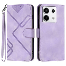 Load image into Gallery viewer, Line Pattern Skin Feel Leather Phone Case, For Xiaomi Redmi Note 13 Pro 4G, For Xiaomi Redmi Note 13 4G, For Xiaomi Redmi 13C, For Xiaomi Redmi K70E, For Xiaomi 14 Pro, For Xiaomi 14, For Xiaomi Redmi K70, For Xiaomi Redmi Note 12 Pro 4G/5G Global