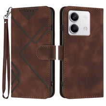 Load image into Gallery viewer, Line Pattern Skin Feel Leather Phone Case, For Xiaomi Redmi Note 13 Pro 4G, For Xiaomi Redmi Note 13 4G, For Xiaomi Redmi 13C, For Xiaomi Redmi K70E, For Xiaomi 14 Pro, For Xiaomi 14, For Xiaomi Redmi K70, For Xiaomi Redmi Note 12 Pro 4G/5G Global