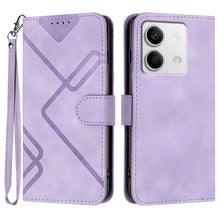 Load image into Gallery viewer, Line Pattern Skin Feel Leather Phone Case, For Xiaomi Redmi Note 13 Pro 4G, For Xiaomi Redmi Note 13 4G, For Xiaomi Redmi 13C, For Xiaomi Redmi K70E, For Xiaomi 14 Pro, For Xiaomi 14, For Xiaomi Redmi K70, For Xiaomi Redmi Note 12 Pro 4G/5G Global