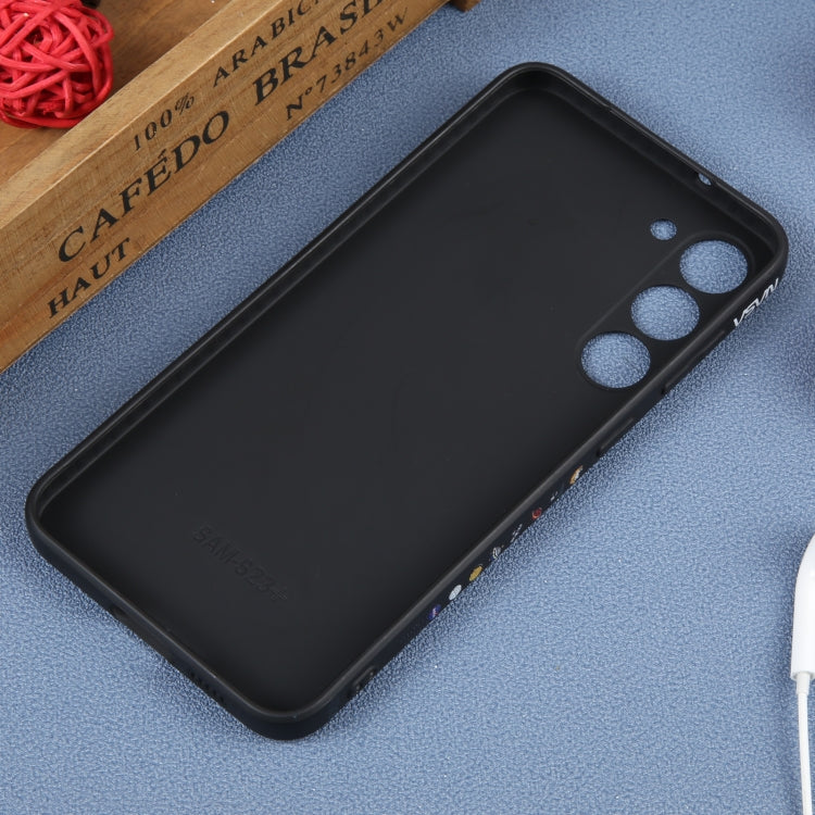 Astronaut Pattern Silicone Straight Edge Phone Case, For Samsung Galaxy A22 4G, For Samsung Galaxy A20 / A30, For Samsung Galaxy A13 5G / 4G, For Samsung Galaxy A12, For Samsung Galaxy A03s EU, For Samsung Galaxy A03 164mm