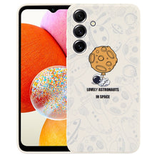 Load image into Gallery viewer, Astronaut Pattern Silicone Straight Edge Phone Case, For Samsung Galaxy S21 Ultra 5G, For Samsung Galaxy A24, For Samsung Galaxy S20, For Samsung Galaxy A14, For Samsung Galaxy A34 5G, For Samsung Galaxy S20+