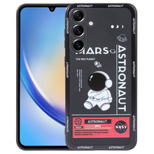 Load image into Gallery viewer, Astronaut Pattern Silicone Straight Edge Phone Case, For Samsung Galaxy S21 Ultra 5G, For Samsung Galaxy A24, For Samsung Galaxy S20, For Samsung Galaxy A14, For Samsung Galaxy A34 5G, For Samsung Galaxy S20+