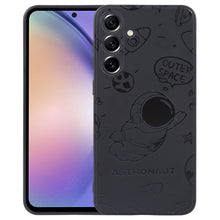 Load image into Gallery viewer, Astronaut Pattern Silicone Straight Edge Phone Case, For Samsung Galaxy A54 5G, For Samsung Galaxy S20 Ultra 5G, For Samsung Galaxy S20 FE, For Samsung Galaxy S10, For Samsung Galaxy S10+, For Samsung Galaxy A91