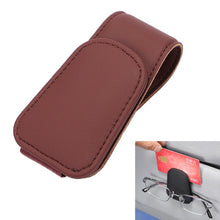 Load image into Gallery viewer, Car Sun Visor Glasses Holder Multifunctional Card Clip Storage Rack