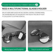 Load image into Gallery viewer, Car Sun Visor Glasses Holder Multifunctional Card Clip Storage Rack