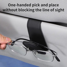 Load image into Gallery viewer, Car Sun Visor Glasses Holder Multifunctional Card Clip Storage Rack