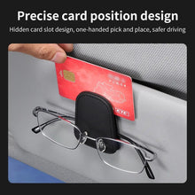 Load image into Gallery viewer, Car Sun Visor Glasses Holder Multifunctional Card Clip Storage Rack