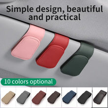 Load image into Gallery viewer, Car Sun Visor Glasses Holder Multifunctional Card Clip Storage Rack