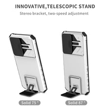 Load image into Gallery viewer, Stereoscopic Holder Sliding Camshield Phone Case, For Samsung Galaxy A34 5G, For Samsung Galaxy A54 5G, For Samsung Galaxy A14 5G, For Samsung Galaxy S20 FE, For Samsung Galaxy A23 4G, For Samsung Galaxy S22+ 5G