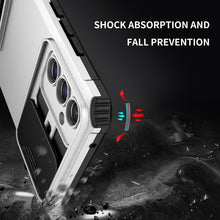 Load image into Gallery viewer, Stereoscopic Holder Sliding Camshield Phone Case, For Samsung Galaxy A34 5G, For Samsung Galaxy A54 5G, For Samsung Galaxy A14 5G, For Samsung Galaxy S20 FE, For Samsung Galaxy A23 4G, For Samsung Galaxy S22+ 5G