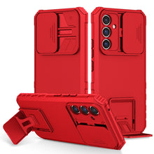 Load image into Gallery viewer, Stereoscopic Holder Sliding Camshield Phone Case, For Samsung Galaxy A34 5G, For Samsung Galaxy A54 5G, For Samsung Galaxy A14 5G, For Samsung Galaxy S20 FE, For Samsung Galaxy A23 4G, For Samsung Galaxy S22+ 5G