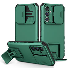 Load image into Gallery viewer, Stereoscopic Holder Sliding Camshield Phone Case, For Samsung Galaxy A34 5G, For Samsung Galaxy A54 5G, For Samsung Galaxy A14 5G, For Samsung Galaxy S20 FE, For Samsung Galaxy A23 4G, For Samsung Galaxy S22+ 5G