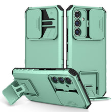 Load image into Gallery viewer, Stereoscopic Holder Sliding Camshield Phone Case, For Samsung Galaxy A34 5G, For Samsung Galaxy A54 5G, For Samsung Galaxy A14 5G, For Samsung Galaxy S20 FE, For Samsung Galaxy A23 4G, For Samsung Galaxy S22+ 5G