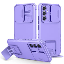 Load image into Gallery viewer, Stereoscopic Holder Sliding Camshield Phone Case, For Samsung Galaxy A34 5G, For Samsung Galaxy A54 5G, For Samsung Galaxy A14 5G, For Samsung Galaxy S20 FE, For Samsung Galaxy A23 4G, For Samsung Galaxy S22+ 5G