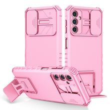 Load image into Gallery viewer, Stereoscopic Holder Sliding Camshield Phone Case, For Samsung Galaxy A34 5G, For Samsung Galaxy A54 5G, For Samsung Galaxy A14 5G, For Samsung Galaxy S20 FE, For Samsung Galaxy A23 4G, For Samsung Galaxy S22+ 5G