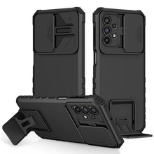 Load image into Gallery viewer, Stereoscopic Holder Sliding Camshield Phone Case, For Samsung Galaxy A34 5G, For Samsung Galaxy A54 5G, For Samsung Galaxy A14 5G, For Samsung Galaxy S20 FE, For Samsung Galaxy A23 4G, For Samsung Galaxy S22+ 5G