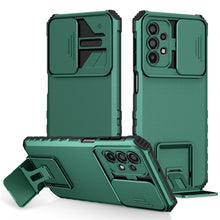 Load image into Gallery viewer, Stereoscopic Holder Sliding Camshield Phone Case, For Samsung Galaxy A34 5G, For Samsung Galaxy A54 5G, For Samsung Galaxy A14 5G, For Samsung Galaxy S20 FE, For Samsung Galaxy A23 4G, For Samsung Galaxy S22+ 5G