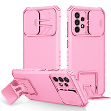 Load image into Gallery viewer, Stereoscopic Holder Sliding Camshield Phone Case, For Samsung Galaxy S22 5G, For Samsung Galaxy A52 5G, For Samsung Galaxy A05, For Samsung Galaxy A05s, For Samsung Galaxy A15 5G, For Samsung Galaxy S24 5G