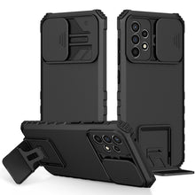 Load image into Gallery viewer, Stereoscopic Holder Sliding Camshield Phone Case, For Samsung Galaxy S22 5G, For Samsung Galaxy A52 5G, For Samsung Galaxy A05, For Samsung Galaxy A05s, For Samsung Galaxy A15 5G, For Samsung Galaxy S24 5G