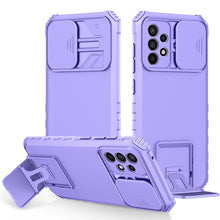 Load image into Gallery viewer, Stereoscopic Holder Sliding Camshield Phone Case, For Samsung Galaxy S22 5G, For Samsung Galaxy A52 5G, For Samsung Galaxy A05, For Samsung Galaxy A05s, For Samsung Galaxy A15 5G, For Samsung Galaxy S24 5G