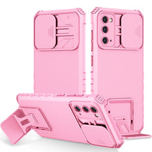 Load image into Gallery viewer, Stereoscopic Holder Sliding Camshield Phone Case, For Samsung Galaxy A34 5G, For Samsung Galaxy A54 5G, For Samsung Galaxy A14 5G, For Samsung Galaxy S20 FE, For Samsung Galaxy A23 4G, For Samsung Galaxy S22+ 5G