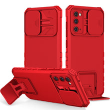 Load image into Gallery viewer, Stereoscopic Holder Sliding Camshield Phone Case, For Samsung Galaxy A34 5G, For Samsung Galaxy A54 5G, For Samsung Galaxy A14 5G, For Samsung Galaxy S20 FE, For Samsung Galaxy A23 4G, For Samsung Galaxy S22+ 5G