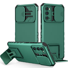 Load image into Gallery viewer, Stereoscopic Holder Sliding Camshield Phone Case, For Samsung Galaxy A34 5G, For Samsung Galaxy A54 5G, For Samsung Galaxy A14 5G, For Samsung Galaxy S20 FE, For Samsung Galaxy A23 4G, For Samsung Galaxy S22+ 5G