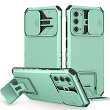 Load image into Gallery viewer, Stereoscopic Holder Sliding Camshield Phone Case, For Samsung Galaxy A34 5G, For Samsung Galaxy A54 5G, For Samsung Galaxy A14 5G, For Samsung Galaxy S20 FE, For Samsung Galaxy A23 4G, For Samsung Galaxy S22+ 5G
