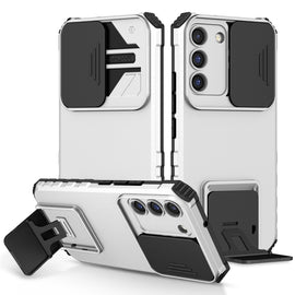 Stereoscopic Holder Sliding Camshield Phone Case, For Samsung Galaxy S22 5G, For Samsung Galaxy A52 5G, For Samsung Galaxy A05, For Samsung Galaxy A05s, For Samsung Galaxy A15 5G, For Samsung Galaxy S24 5G