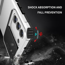 Load image into Gallery viewer, Stereoscopic Holder Sliding Camshield Phone Case, For Samsung Galaxy S22 5G, For Samsung Galaxy A52 5G, For Samsung Galaxy A05, For Samsung Galaxy A05s, For Samsung Galaxy A15 5G, For Samsung Galaxy S24 5G