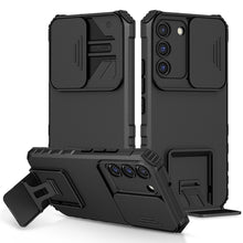 Load image into Gallery viewer, Stereoscopic Holder Sliding Camshield Phone Case, For Samsung Galaxy S22 5G, For Samsung Galaxy A52 5G, For Samsung Galaxy A05, For Samsung Galaxy A05s, For Samsung Galaxy A15 5G, For Samsung Galaxy S24 5G