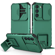 Load image into Gallery viewer, Stereoscopic Holder Sliding Camshield Phone Case, For Samsung Galaxy S22 5G, For Samsung Galaxy A52 5G, For Samsung Galaxy A05, For Samsung Galaxy A05s, For Samsung Galaxy A15 5G, For Samsung Galaxy S24 5G