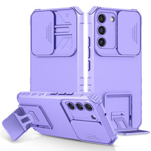 Load image into Gallery viewer, Stereoscopic Holder Sliding Camshield Phone Case, For Samsung Galaxy S22 5G, For Samsung Galaxy A52 5G, For Samsung Galaxy A05, For Samsung Galaxy A05s, For Samsung Galaxy A15 5G, For Samsung Galaxy S24 5G