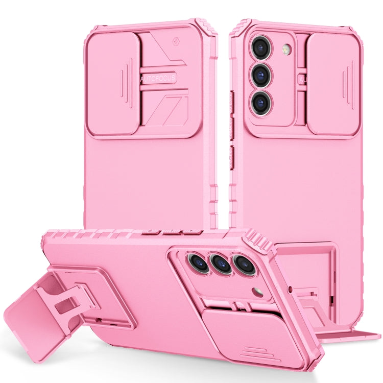 Stereoscopic Holder Sliding Camshield Phone Case, For Samsung Galaxy A34 5G, For Samsung Galaxy A54 5G, For Samsung Galaxy A14 5G, For Samsung Galaxy S20 FE, For Samsung Galaxy A23 4G, For Samsung Galaxy S22+ 5G