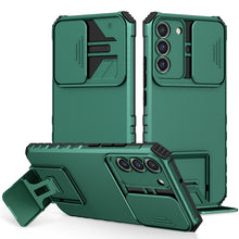 Load image into Gallery viewer, Stereoscopic Holder Sliding Camshield Phone Case, For Samsung Galaxy A34 5G, For Samsung Galaxy A54 5G, For Samsung Galaxy A14 5G, For Samsung Galaxy S20 FE, For Samsung Galaxy A23 4G, For Samsung Galaxy S22+ 5G
