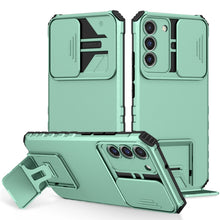 Load image into Gallery viewer, Stereoscopic Holder Sliding Camshield Phone Case, For Samsung Galaxy A34 5G, For Samsung Galaxy A54 5G, For Samsung Galaxy A14 5G, For Samsung Galaxy S20 FE, For Samsung Galaxy A23 4G, For Samsung Galaxy S22+ 5G