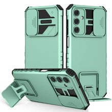 Load image into Gallery viewer, Stereoscopic Holder Sliding Camshield Phone Case, For Samsung Galaxy S22 5G, For Samsung Galaxy A52 5G, For Samsung Galaxy A05, For Samsung Galaxy A05s, For Samsung Galaxy A15 5G, For Samsung Galaxy S24 5G
