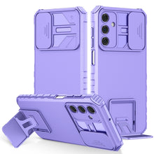 Load image into Gallery viewer, Stereoscopic Holder Sliding Camshield Phone Case, For Samsung Galaxy S22 5G, For Samsung Galaxy A52 5G, For Samsung Galaxy A05, For Samsung Galaxy A05s, For Samsung Galaxy A15 5G, For Samsung Galaxy S24 5G