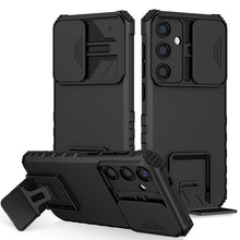 Load image into Gallery viewer, Stereoscopic Holder Sliding Camshield Phone Case, For Samsung Galaxy S22 5G, For Samsung Galaxy A52 5G, For Samsung Galaxy A05, For Samsung Galaxy A05s, For Samsung Galaxy A15 5G, For Samsung Galaxy S24 5G